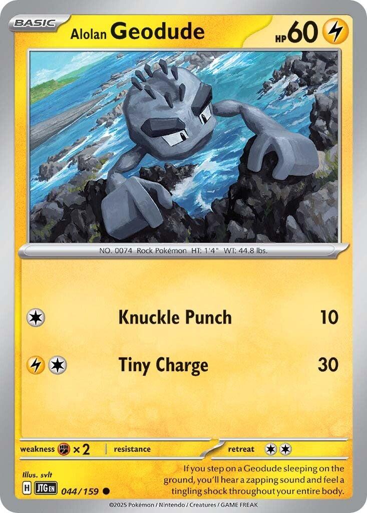 Alolan Geodude (044/159) [Scarlet & Violet: Journey Together] | Dumpster Cat Games