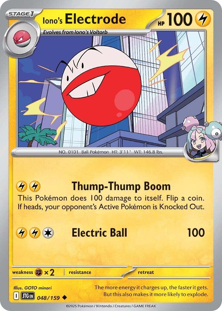 Iono's Electrode (048/159) [Scarlet & Violet: Journey Together] | Dumpster Cat Games