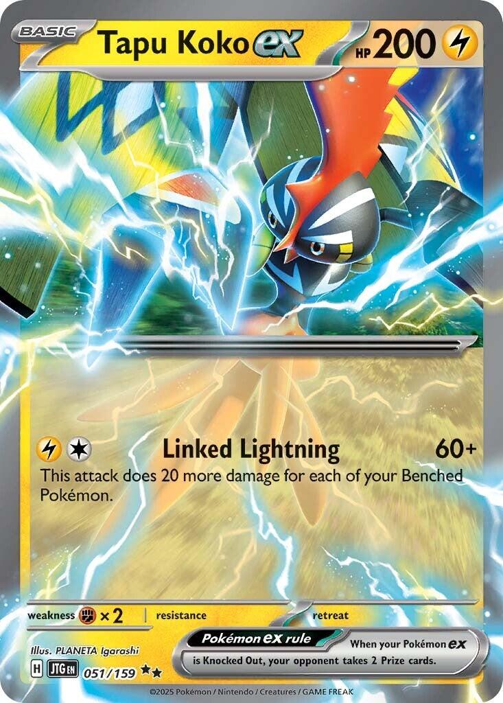 Tapu Koko ex (051/159) [Scarlet & Violet: Journey Together] | Dumpster Cat Games