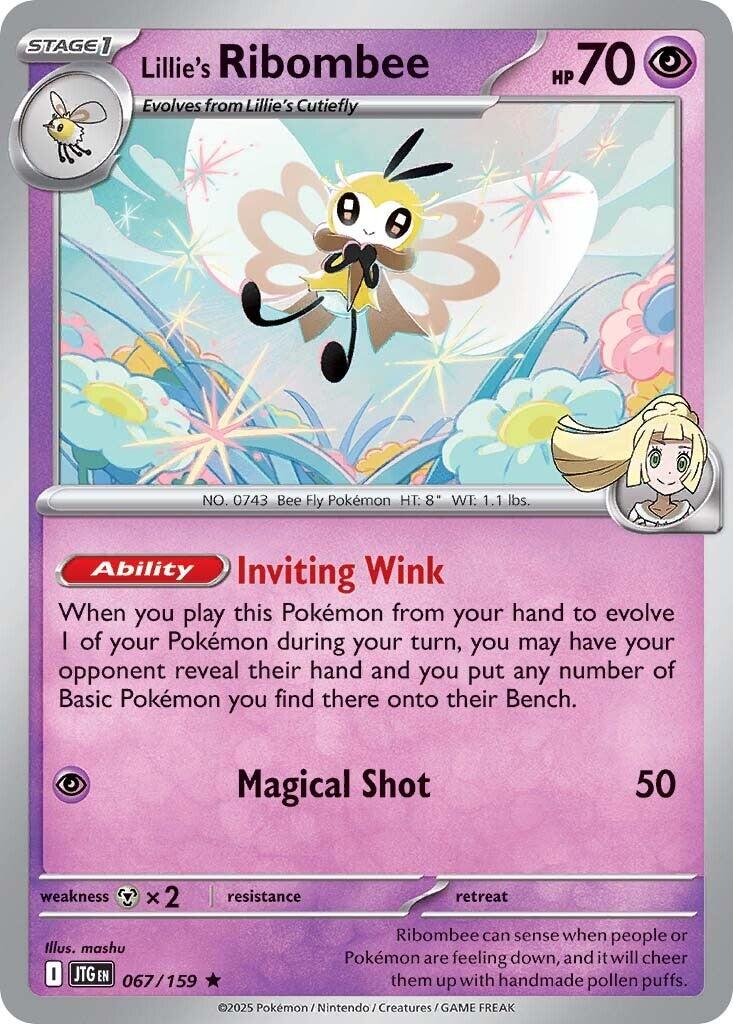 Lillie's Ribombee (067/159) [Scarlet & Violet: Journey Together] | Dumpster Cat Games
