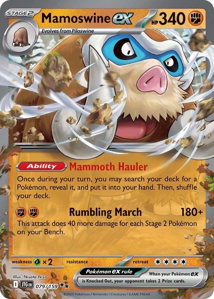 Mamoswine ex (079/159) [Scarlet & Violet: Journey Together] | Dumpster Cat Games