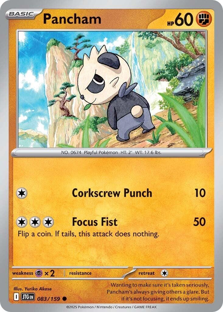 Pancham (083/159) [Scarlet & Violet: Journey Together] | Dumpster Cat Games
