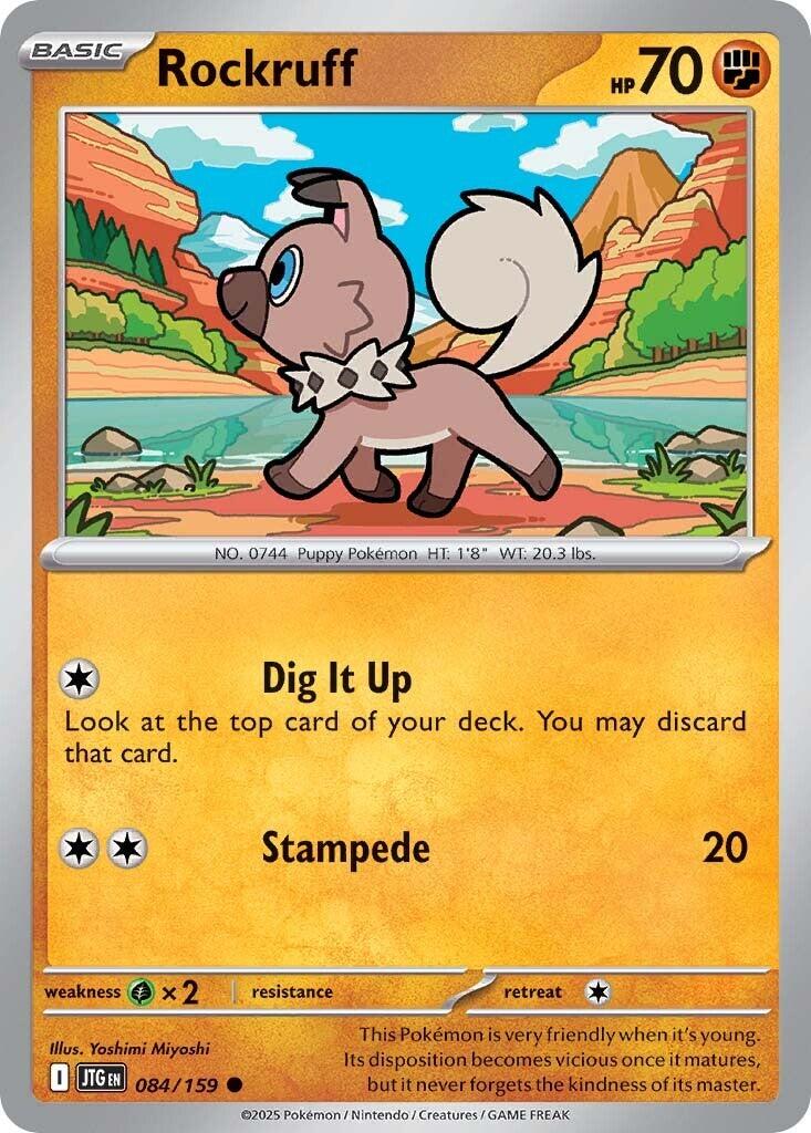 Rockruff (084/159) [Scarlet & Violet: Journey Together] | Dumpster Cat Games