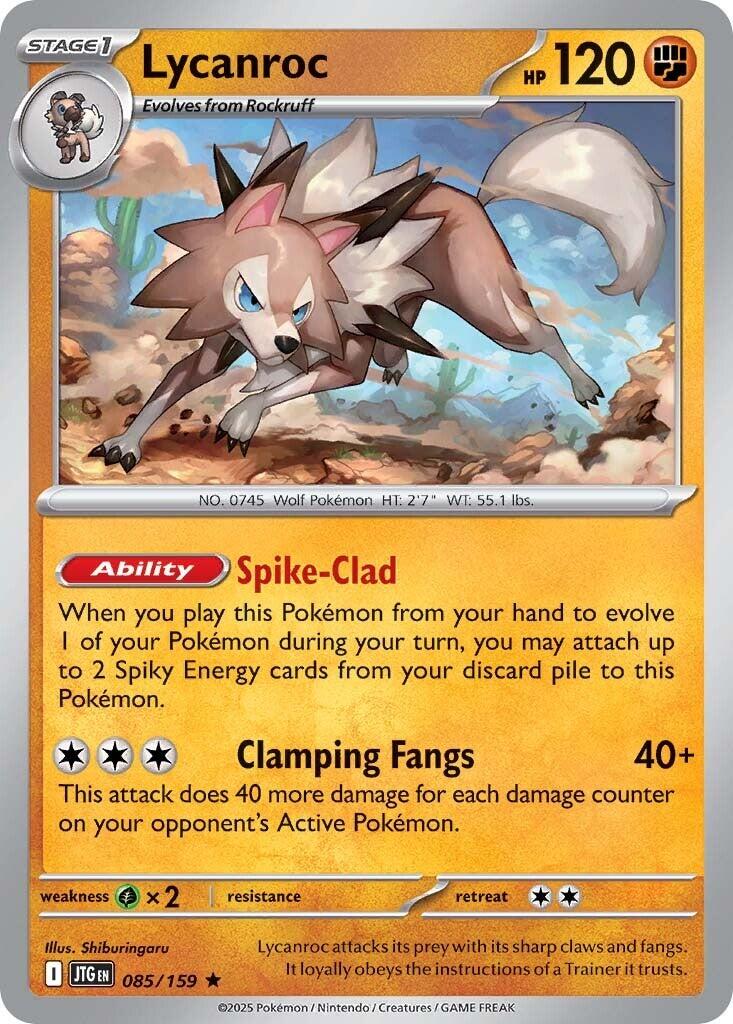 Lycanroc (085/159) [Scarlet & Violet: Journey Together] | Dumpster Cat Games