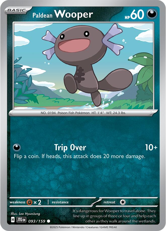Paldean Wooper (093/159) [Scarlet & Violet: Journey Together] | Dumpster Cat Games