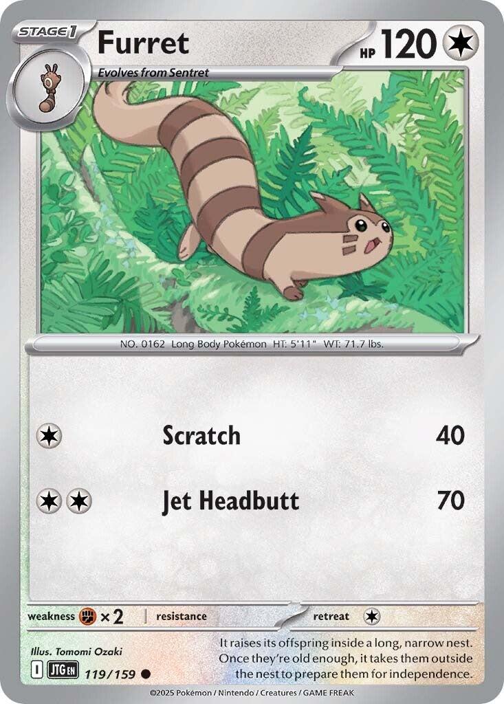 Furret (119/159) [Scarlet & Violet: Journey Together] | Dumpster Cat Games