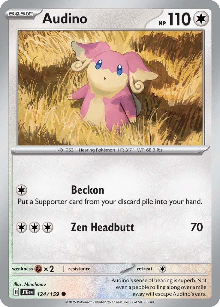 Audino (124/159) [Scarlet & Violet: Journey Together] | Dumpster Cat Games