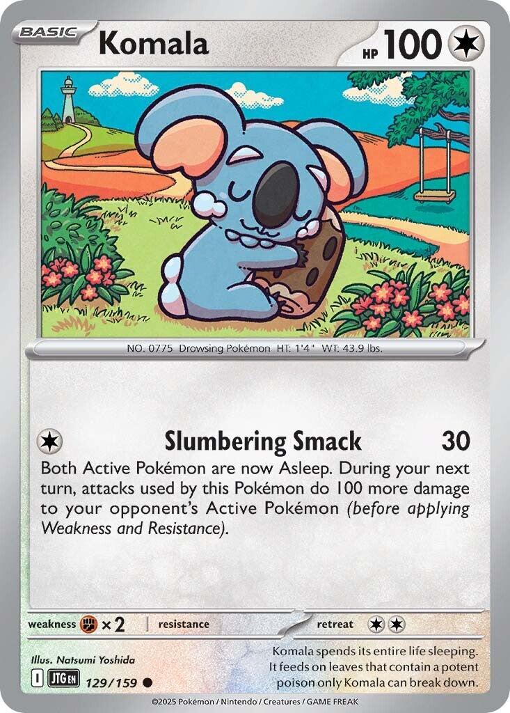 Komala (129/159) [Scarlet & Violet: Journey Together] | Dumpster Cat Games