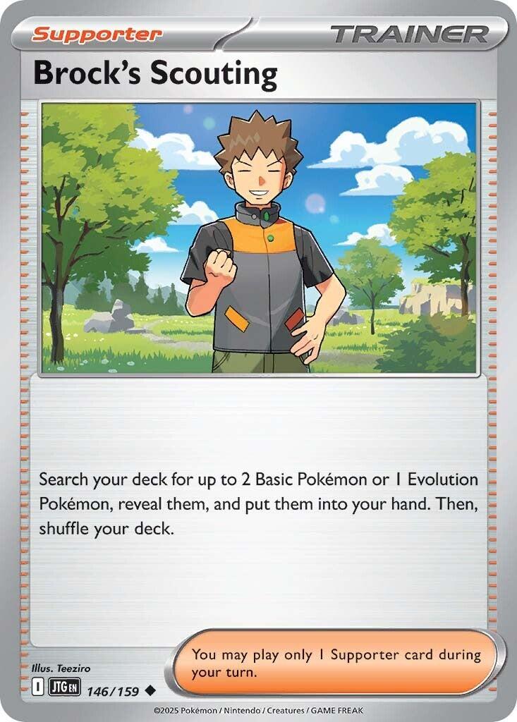 Brock's Scouting (146/159) [Scarlet & Violet: Journey Together] | Dumpster Cat Games