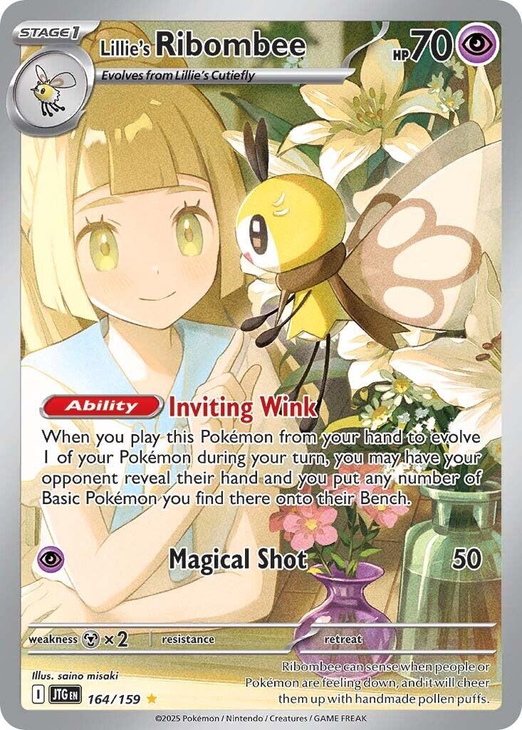 Lillie's Ribombee (164/159) [Scarlet & Violet: Journey Together] | Dumpster Cat Games