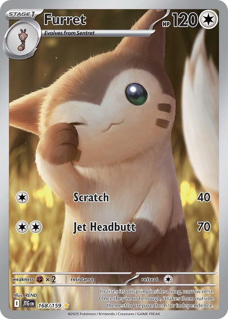 Furret (168/159) [Scarlet & Violet: Journey Together] | Dumpster Cat Games
