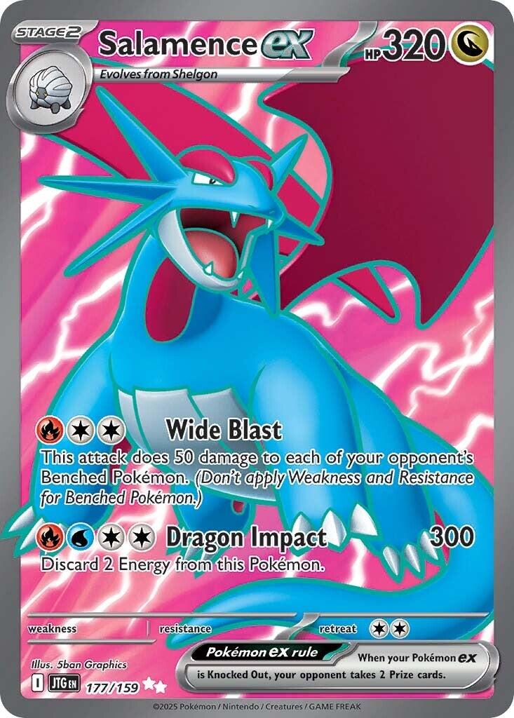 Salamence ex (177/159) [Scarlet & Violet: Journey Together] | Dumpster Cat Games
