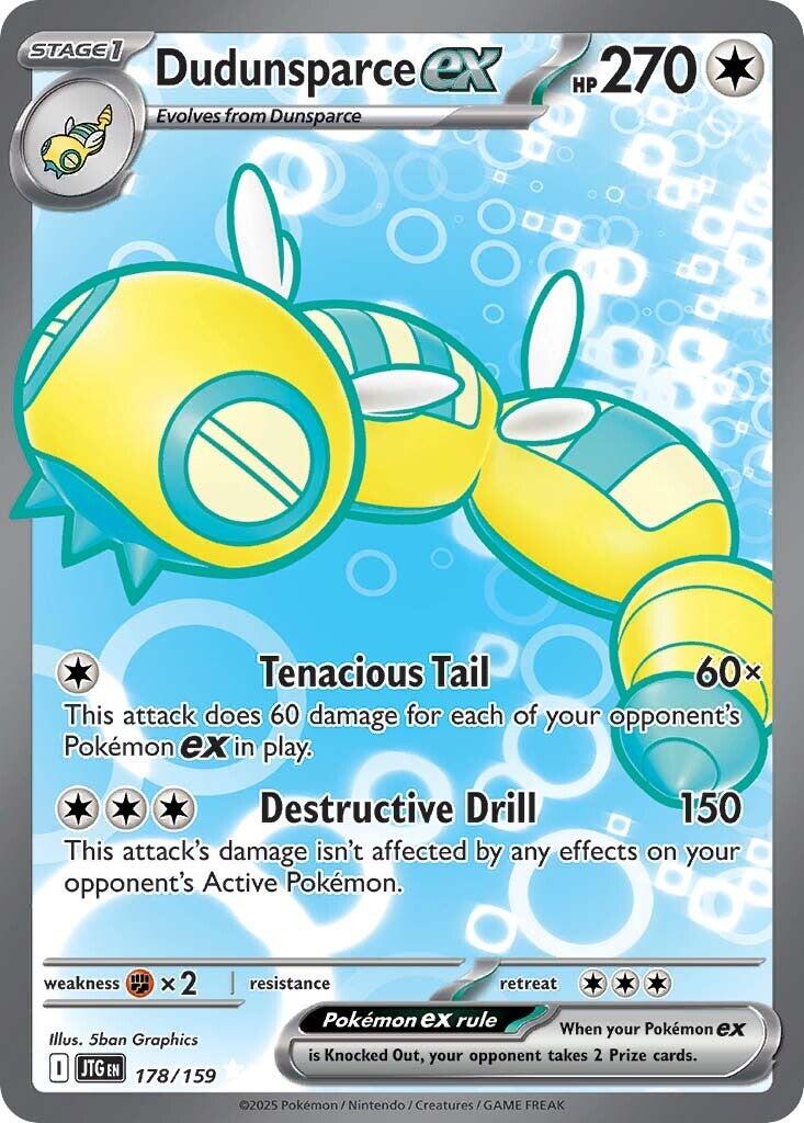Dudunsparce ex (178/159) [Scarlet & Violet: Journey Together] | Dumpster Cat Games