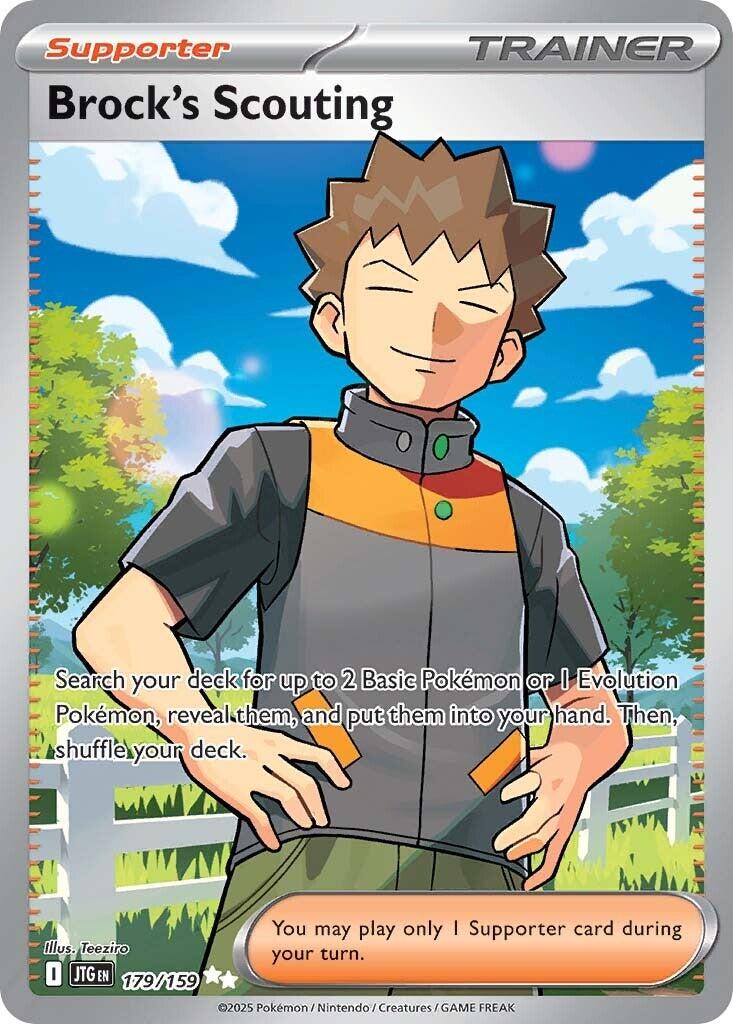 Brock's Scouting (179/159) [Scarlet & Violet: Journey Together] | Dumpster Cat Games