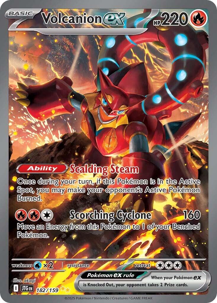 Volcanion ex (182/159) [Scarlet & Violet: Journey Together] | Dumpster Cat Games