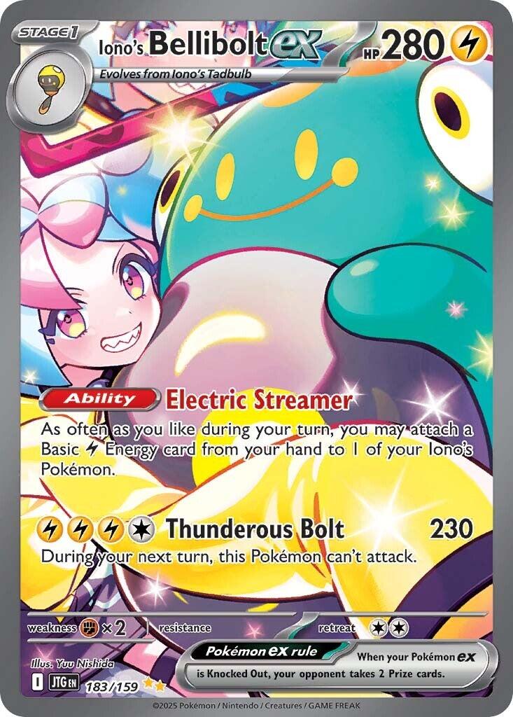 Iono's Bellibolt ex (183/159) [Scarlet & Violet: Journey Together] | Dumpster Cat Games
