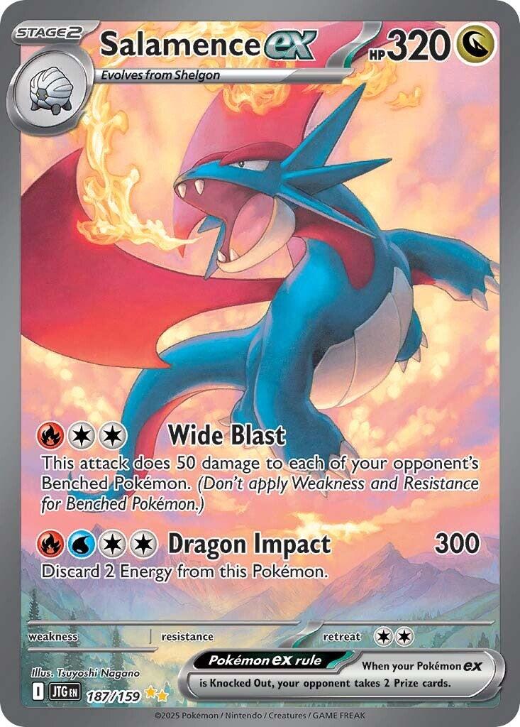 Salamence ex (187/159) [Scarlet & Violet: Journey Together] | Dumpster Cat Games