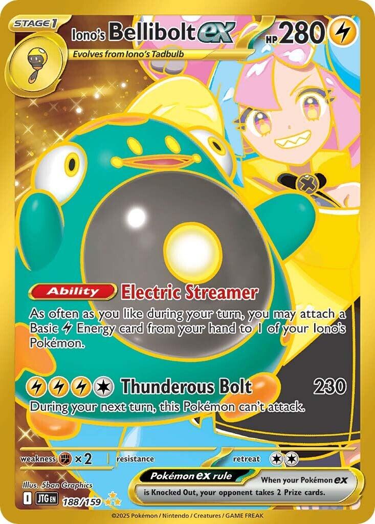 Iono's Bellibolt ex (188/159) [Scarlet & Violet: Journey Together] | Dumpster Cat Games