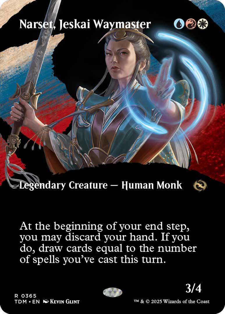 Narset, Jeskai Waymaster (Borderless) [Tarkir: Dragonstorm] | Dumpster Cat Games