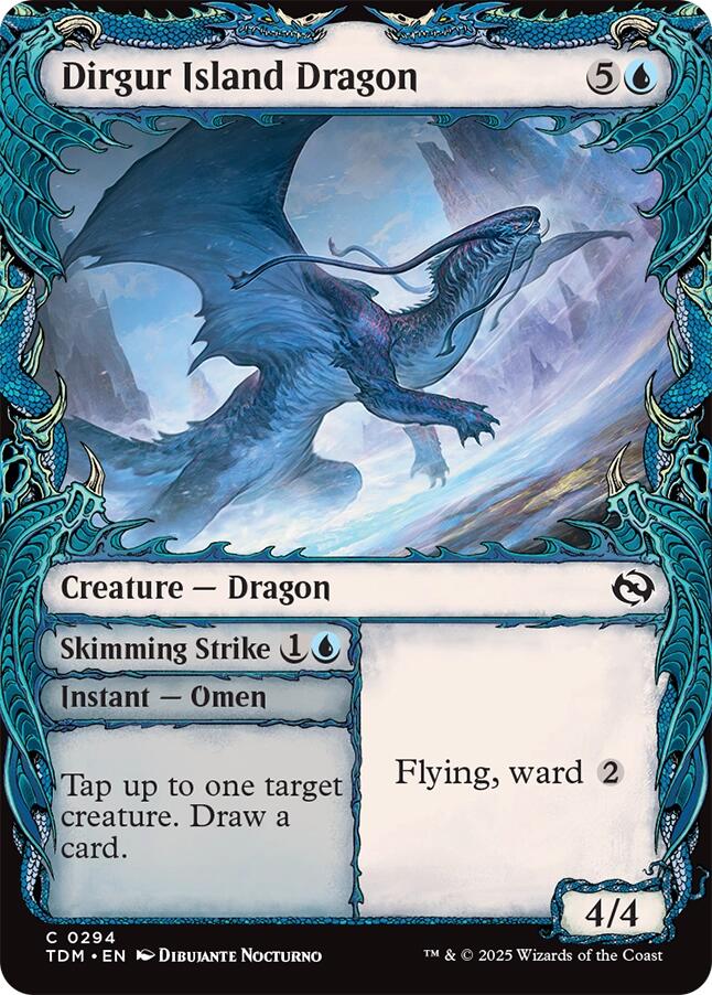 Dirgur Island Dragon (Showcase) [Tarkir: Dragonstorm] | Dumpster Cat Games