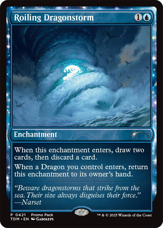 Roiling Dragonstorm [Tarkir: Dragonstorm Promos] | Dumpster Cat Games