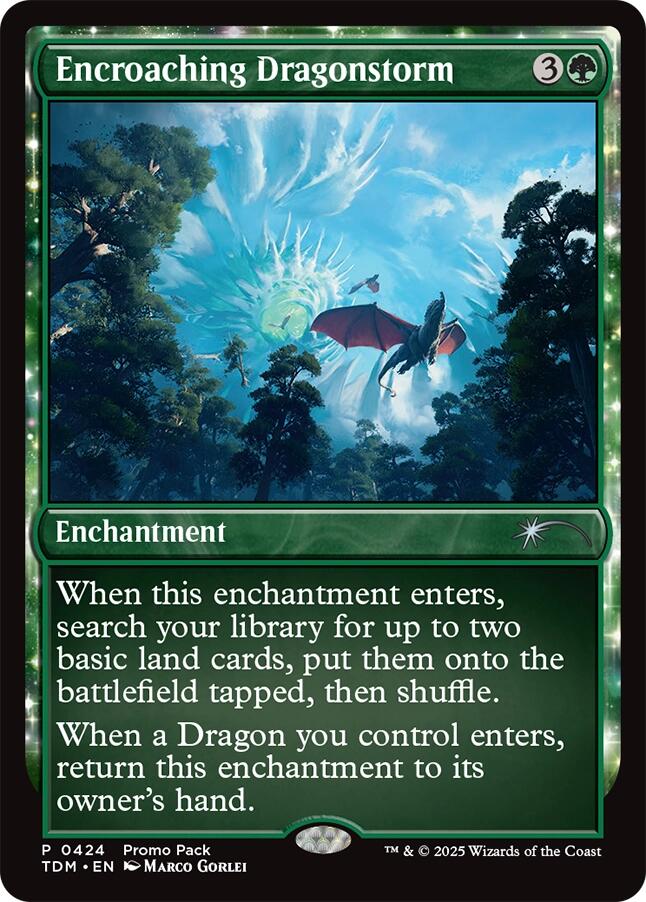 Encroaching Dragonstorm [Tarkir: Dragonstorm Promos] | Dumpster Cat Games