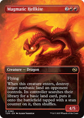 Magmatic Hellkite (Borderless) [Tarkir: Dragonstorm] | Dumpster Cat Games