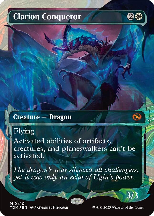 Clarion Conqueror (Showcase) (Halo Foil) [Tarkir: Dragonstorm] | Dumpster Cat Games