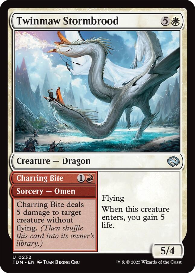 Twinmaw Stormbrood [Tarkir: Dragonstorm] | Dumpster Cat Games