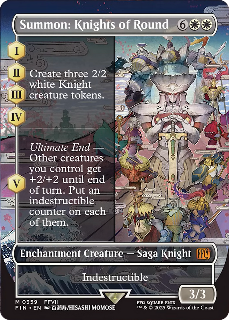 Summon: Knights of Round (Borderless) [FINAL FANTASY] | Dumpster Cat Games