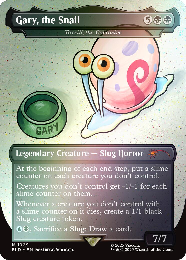 Gary, the Snail - Toxrill, the Corrosive (Rainbow Foil) [Secret Lair Drop Series] | Dumpster Cat Games
