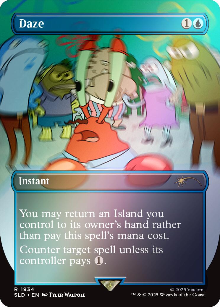 Daze (Rainbow Foil) [Secret Lair Drop Series] | Dumpster Cat Games