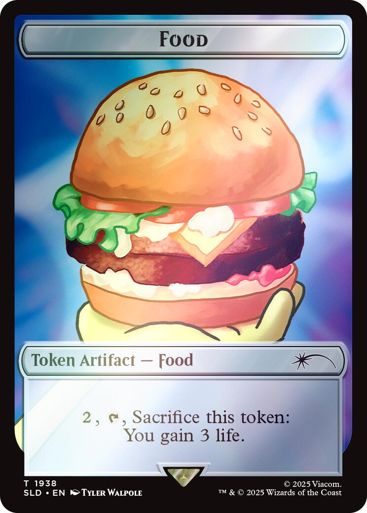 Food Token (1938) (Rainbow Foil) [Secret Lair Drop Series] | Dumpster Cat Games