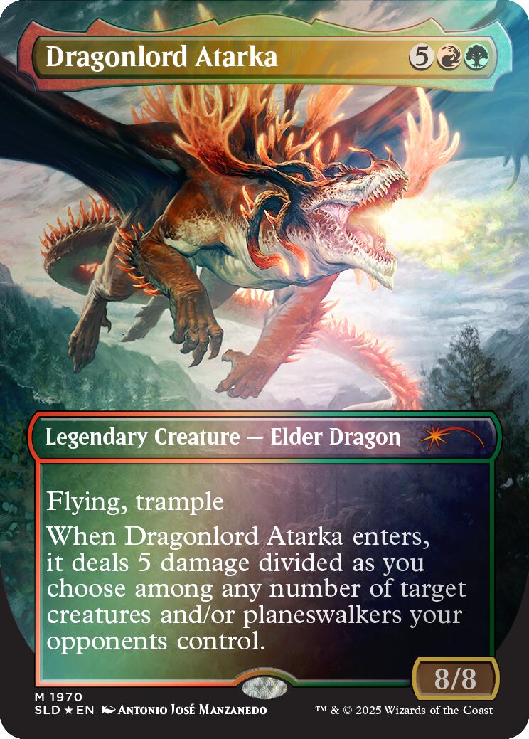 Dragonlord Atarka (Rainbow Foil) [Secret Lair Drop Series] | Dumpster Cat Games