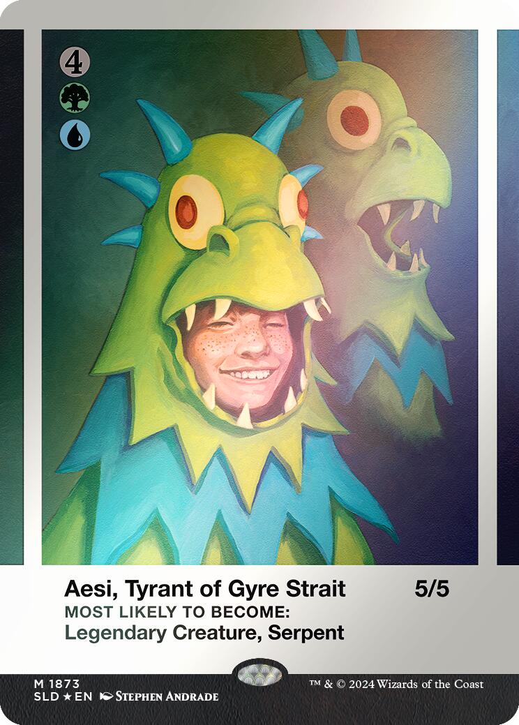 Aesi, Tyrant of Gyre Strait (Rainbow Foil) [Secret Lair Drop Series] | Dumpster Cat Games