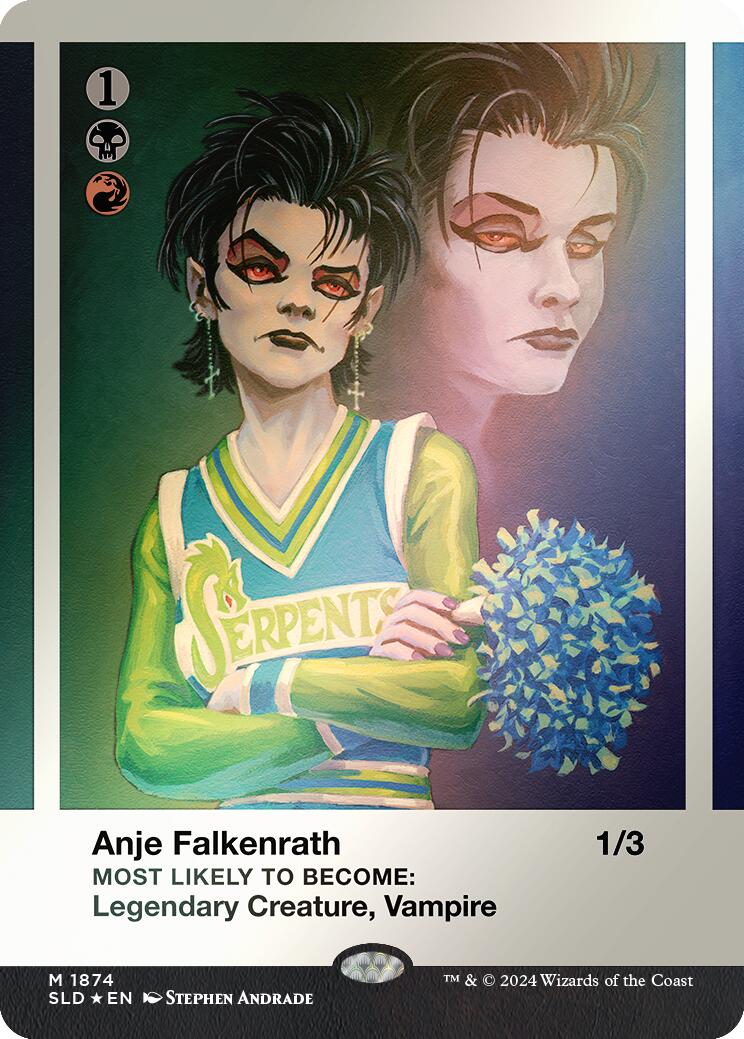 Anje Falkenrath (Rainbow Foil) [Secret Lair Drop Series] | Dumpster Cat Games