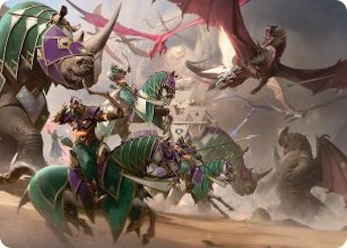 United Battlefront Art Card (5/54) [Tarkir: Dragonstorm Art Series] | Dumpster Cat Games