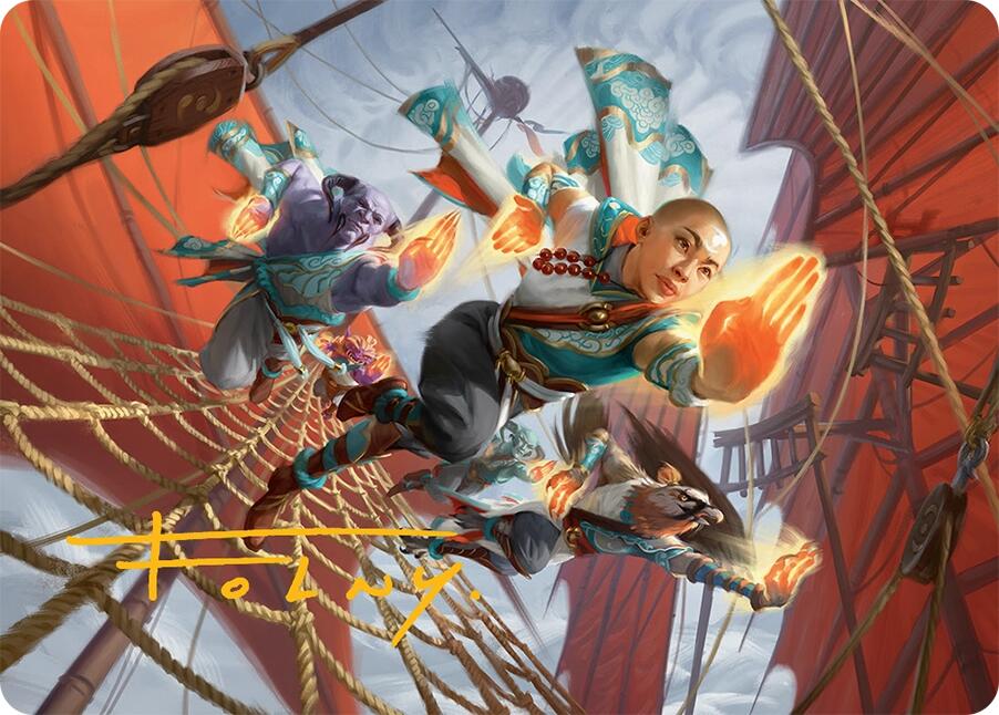 Aligned Heart Art Card (52/54) (Gold-Stamped Signature) [Tarkir: Dragonstorm Art Series] | Dumpster Cat Games