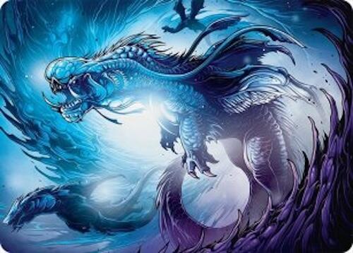 Roiling Dragonstorm Art Card (33/54) [Tarkir: Dragonstorm Art Series] | Dumpster Cat Games