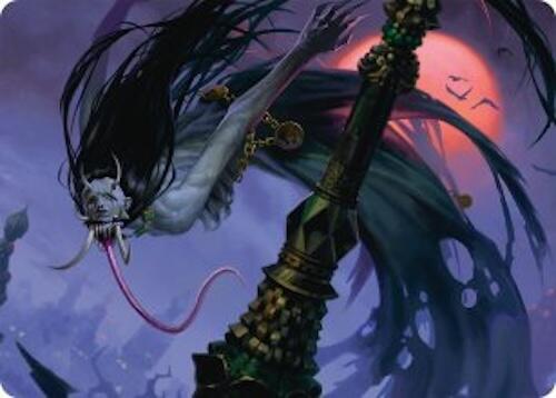 Qarsi Revenant Art Card (12/54) [Tarkir: Dragonstorm Art Series] | Dumpster Cat Games