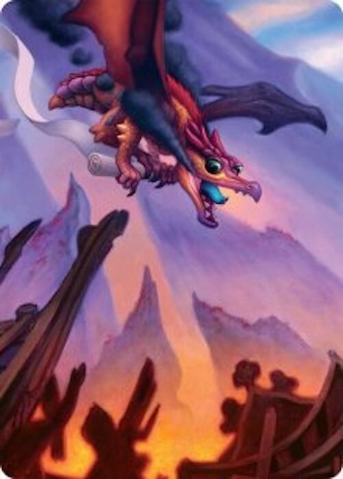 Scavenger Regent Art Card (45/54) [Tarkir: Dragonstorm Art Series] | Dumpster Cat Games