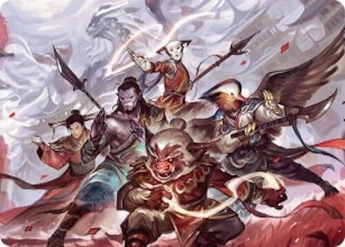 Will of the Jeskai Art Card (54/54) [Tarkir: Dragonstorm Art Series] | Dumpster Cat Games