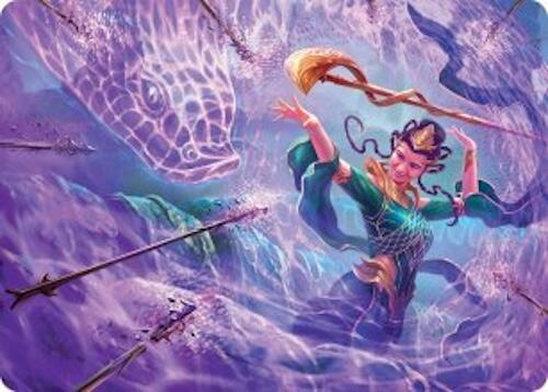 Snakeskin Veil Art Card (19/54) [Tarkir: Dragonstorm Art Series] | Dumpster Cat Games