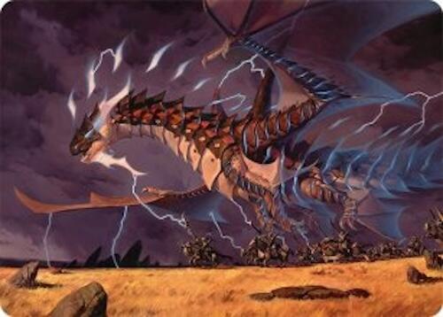 Neriv, Heart of the Storm Art Card (25/54) [Tarkir: Dragonstorm Art Series] | Dumpster Cat Games