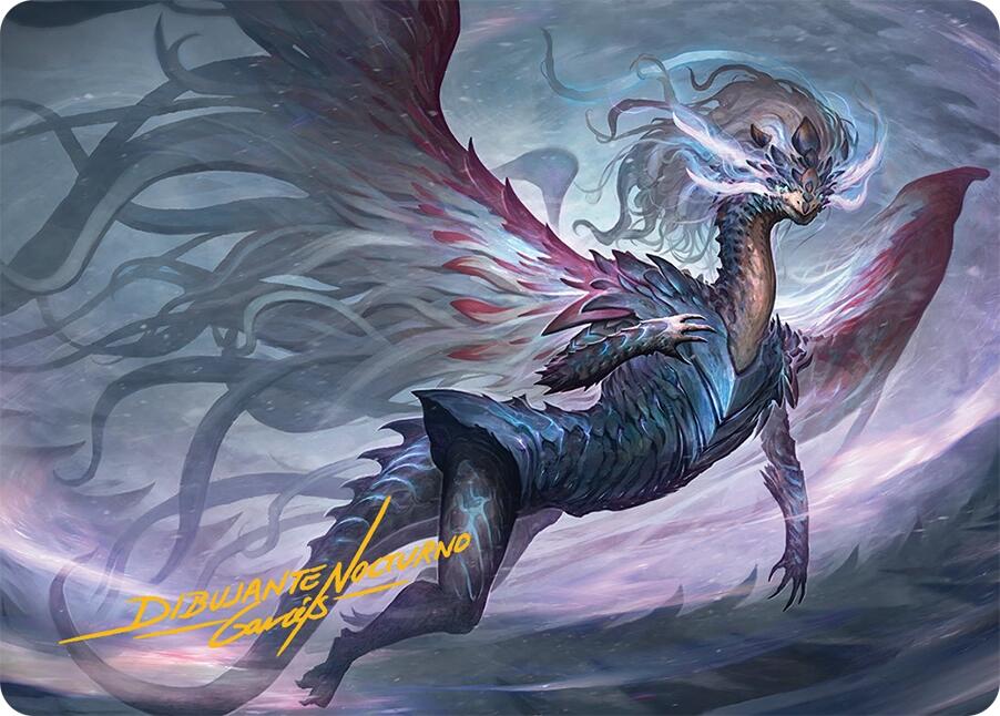 Shiko, Paragon of the Way Art Card (37/54) (Gold-Stamped Signature) [Tarkir: Dragonstorm Art Series] | Dumpster Cat Games