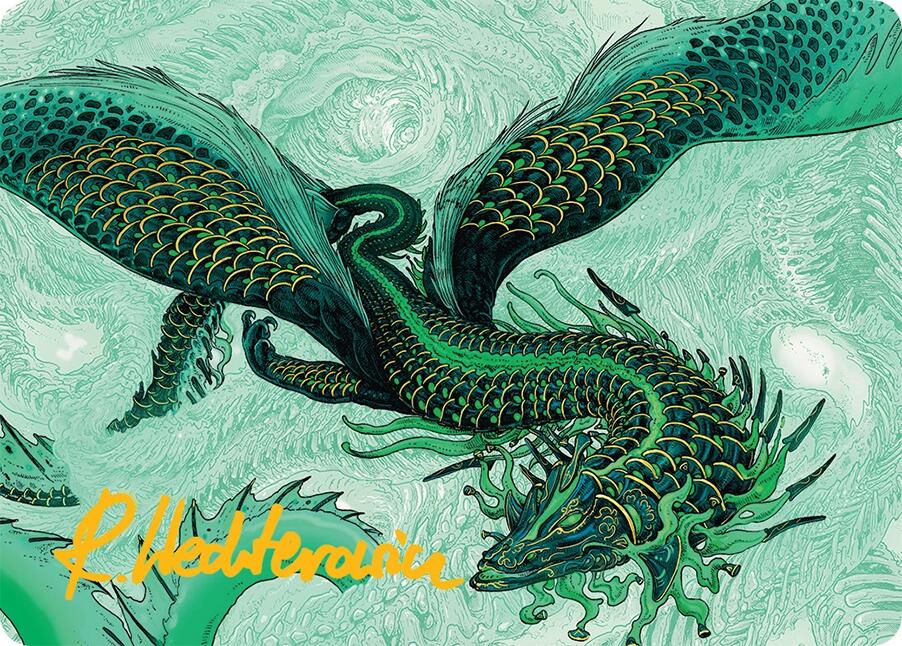 Teval, Arbiter of Virtue Art Card (38/54) (Gold-Stamped Signature) [Tarkir: Dragonstorm Art Series] | Dumpster Cat Games