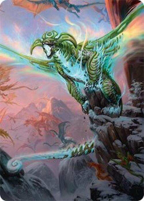 Ureni of the Unwritten Art Card (51/54) [Tarkir: Dragonstorm Art Series] | Dumpster Cat Games