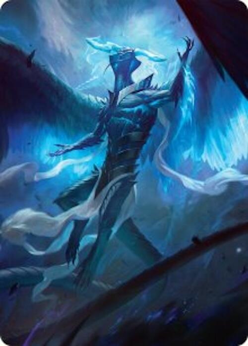 Ugin, Eye of the Storms Art Card (1/54) [Tarkir: Dragonstorm Art Series] | Dumpster Cat Games