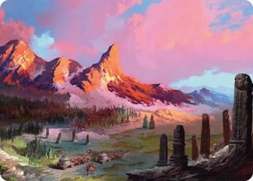 Rugged Highlands Art Card (29/54) [Tarkir: Dragonstorm Art Series] | Dumpster Cat Games