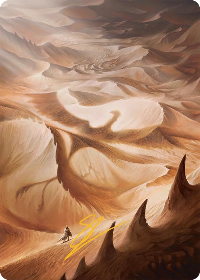 Plains Art Card (30/54) (Gold-Stamped Signature) [Tarkir: Dragonstorm Art Series] | Dumpster Cat Games
